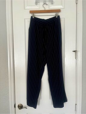 GAP Navy Pinstripe Pants